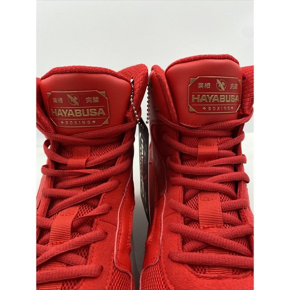 Hayabusa Shoes Men Sz 9 Pro Boxing Shoe Red & Gold main image 7